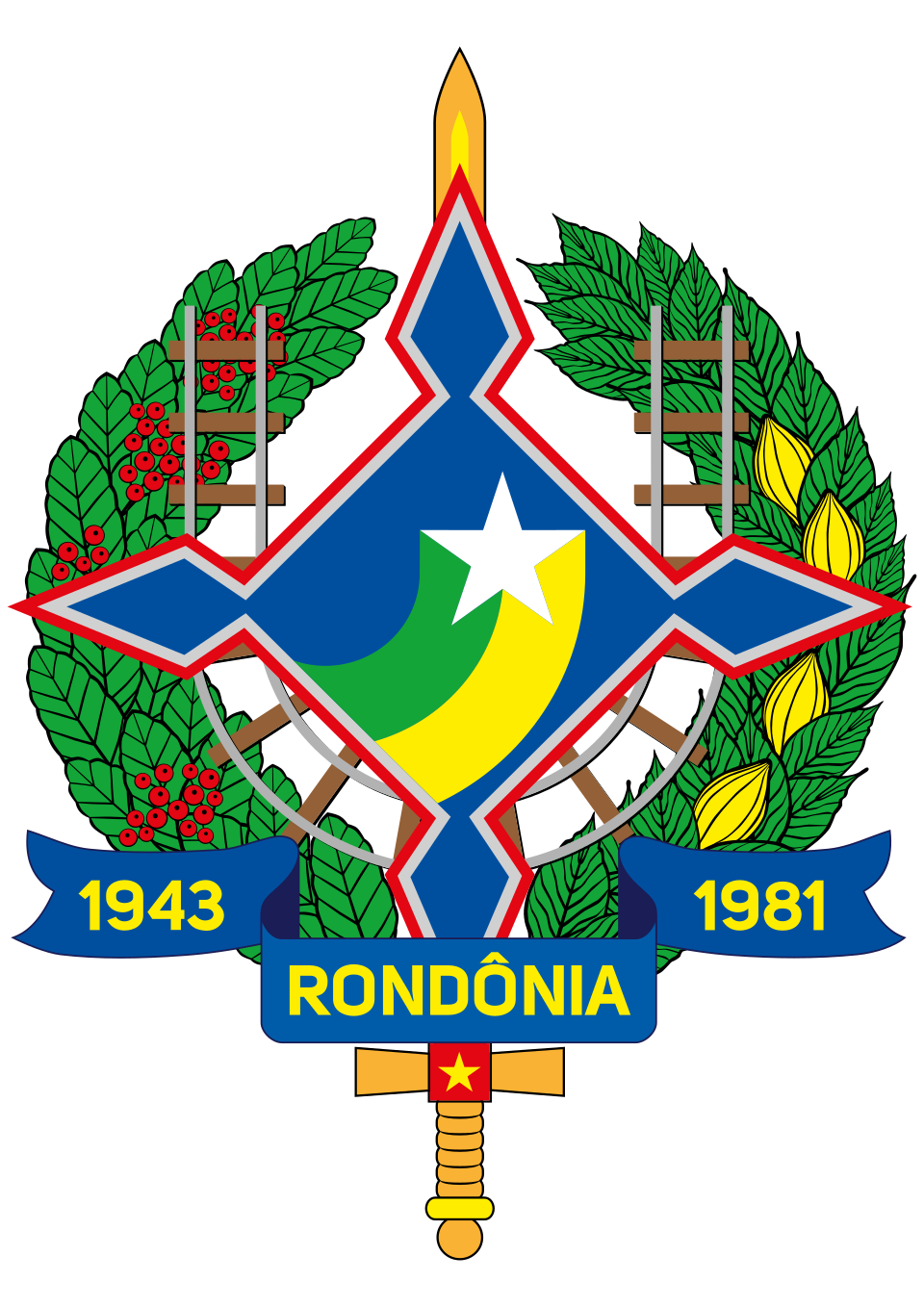 Logo Brasão Rondônia
